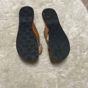 African Kante sandal and clutch set